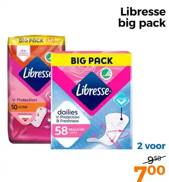 Trekpleister Libresse big pack aanbieding