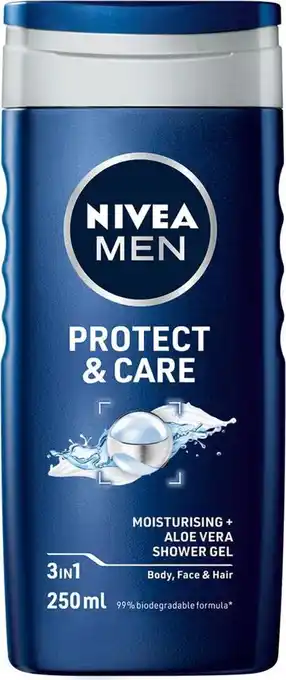 Bol.com NIVEA Men Douchegel Protect & Care - 250 ml aanbieding