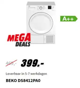 MediaMarkt Beko DS8412PAO aanbieding