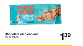 Zeeman Chocolate chip cookies 170g aanbieding