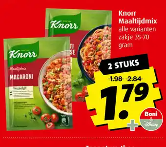 Boni Knorr Maaltijdmix 35-70 gram aanbieding