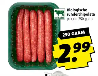 Boni Biologische runderchipolata 250g aanbieding