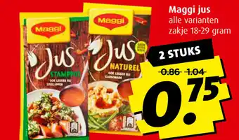 Boni Maggi jus 18-29g aanbieding