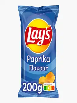 Flink Lay's Paprika Chips 200g aanbieding