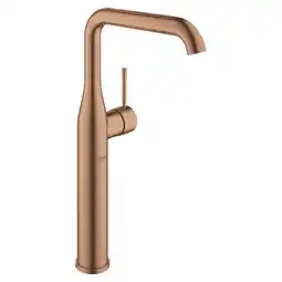 Sanitairwinkel.nl GROHE Essence Wastafelkraan Opbouw - uitloop 17.9cm - XL-size - hoge draaibare uitloop - gladde body - brushed warm sunset TW aanbieding