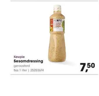 HANOS Kewpie Sesamdressing 1liter aanbieding