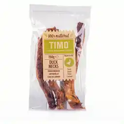 Pets Place Timo Eendennekken - Hondensnacks - 150 g aanbieding