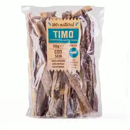 Pets Place Timo Kabeljauwhuid - Hondensnacks - 150 g aanbieding
