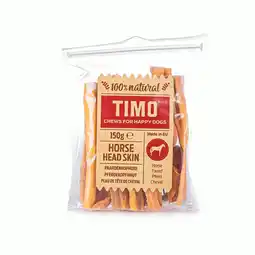 Pets Place Timo Paardenkophuidstukjes - Hondensnacks - Paardenvlees 150 g aanbieding
