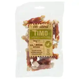 Pets Place Timo Calciumbot Met Eend - Hondensnacks - Eend 150 g aanbieding