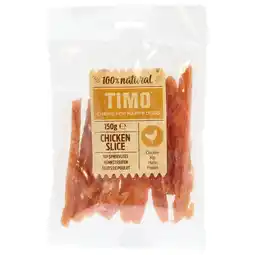 Pets Place Timo Kip Spiervlees - Hondensnacks - Kip 150 g aanbieding
