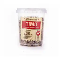 Pets Place Timo Crunchy Blokjes Emmer - Hondensnacks - Rund 330 g aanbieding