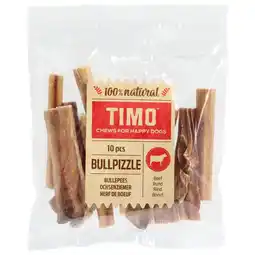 Pets Place Timo Bullepees 12cm - Hondensnacks - 260 g aanbieding