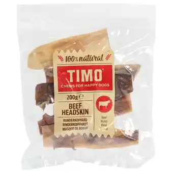 Pets Place Timo Runderkophuid - Hondensnacks - 200 g aanbieding