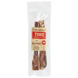 Pets Place Timo Bullepees 20cm - Hondensnacks - 2 stuks aanbieding