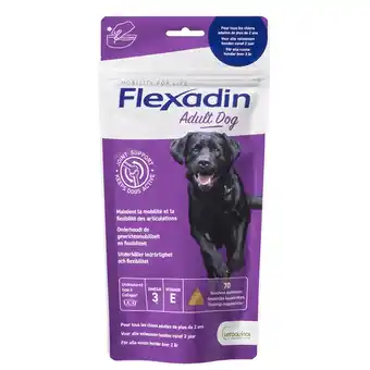 Pets Place Flexadin Adult Dog - Chews - Gewricht-Supplement - 70 stuks aanbieding