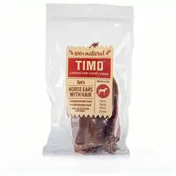 Pets Place Timo Paardenoren Met Haar - Hondensnacks - Paardenvlees 3 stuks aanbieding