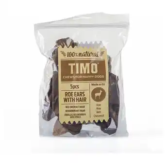 Pets Place Timo Ree-Oren Met Haar - Hondensnacks - 5 stuks aanbieding