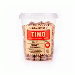 Pets Place Timo Crunchy Blokjes Emmer - Hondensnacks - Kalkoen 330 g aanbieding