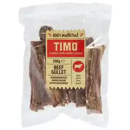 Pets Place Timo Runderroodvlees - Hondensnacks - Rund 200 g Bruin aanbieding