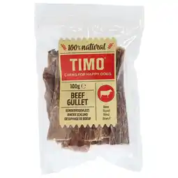 Pets Place Timo Runderroodvlees - Hondensnacks - Rund 100 g Bruin aanbieding
