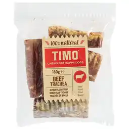 Pets Place Timo Runderluchtpijp - Hondensnacks - 160 g aanbieding