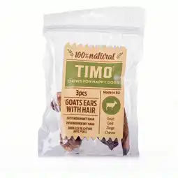 Pets Place Timo Geitenoren Met Haar - Hondensnacks - Geit 3 stuks aanbieding