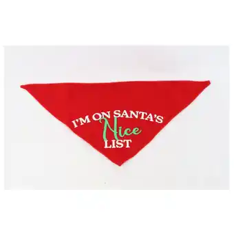 Pets Place Adori Kerstbandana - Hondenkleding - 59x24x0.4 cm Rood aanbieding