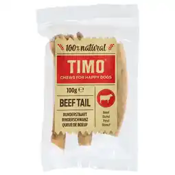 Pets Place Timo Runderstaart - Hondensnacks - Rund 100 g Bruin aanbieding