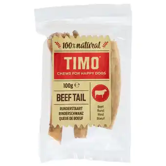 Pets Place Timo Runderstaart - Hondensnacks - Rund 100 g Bruin aanbieding