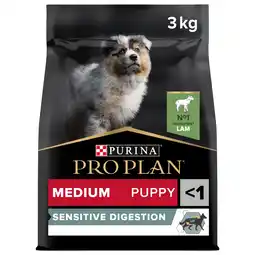 Pets Place Pro Plan Dog Puppy Medium Breed Sensitive Digestion Lam - Hondenvoer aanbieding