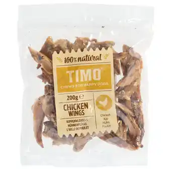 Pets Place Timo Kippenvleugels - Hondensnacks - 200 g aanbieding