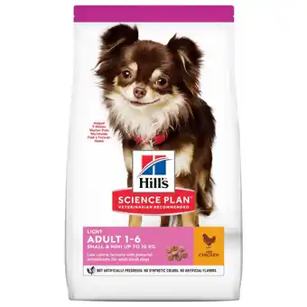 Pets Place Hill's Canine Adult Light Small&Mini Breed Kip - Hondenvoer aanbieding