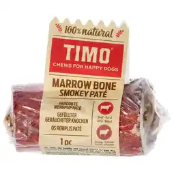 Pets Place Timo Runderbot Gerookt Gevuld Met Paté - Hondensnacks - Rund 308 g aanbieding