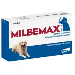 Pets Place Milbemax Milbemax Hond - Anti wormenmiddel - 4 tab 10 Tot 75 Kg aanbieding