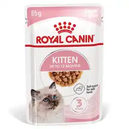 Pets Place Royal Canin Kitten - In Gravy - Kitten-Kattenvoer - 12x85 g aanbieding