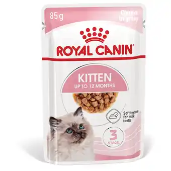 Pets Place Royal Canin Kitten - In Gravy - Kitten-Kattenvoer - 12x85 g aanbieding