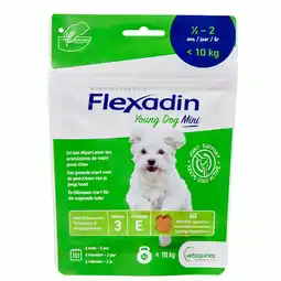 Pets Place Flexadin Young Dog Mini - Chews - Gewricht-Supplement - 60 stuks aanbieding