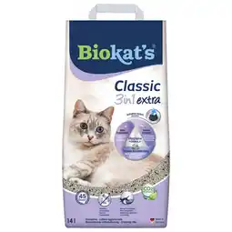 Pets Place Biokat's Classic Extra 3 In 1 - Kattenbakvulling - 14 l aanbieding