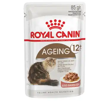 Pets Place Royal Canin Ageing +12 - In Gravy - Kattenvoer - 12x85 g aanbieding