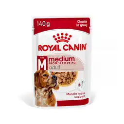 Pets Place Royal Canin Medium Adult Natvoer - Hondenvoer - 10x140 g aanbieding