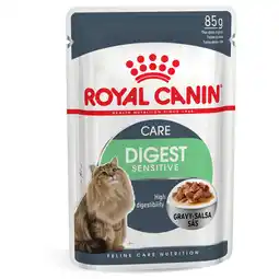 Pets Place Royal Canin Digest Sensitive - In Gravy - Kattenvoer - 12x85 g aanbieding