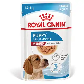 Pets Place Royal Canin Medium Natvoer - Puppy-Hondenvoer - 10x140 g aanbieding