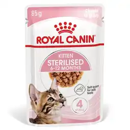 Pets Place Royal Canin Kitten Sterilised Gravy - Kitten-Kattenvoer - 12x85 g aanbieding