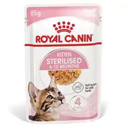Pets Place Royal Canin Kitten Sterilised Jelly - Kitten-Kattenvoer - 12x85 g aanbieding