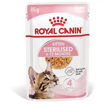 Pets Place Royal Canin Kitten Sterilised Jelly - Kitten-Kattenvoer - 12x85 g aanbieding