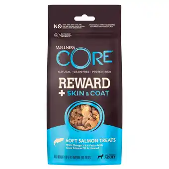 Pets Place Wellness Core Reward+ Treats Salmon Skin & Coat - Hondensnacks - Zalm 170 g Voor Volwassen Honden Van Alle Rassen aanbieding