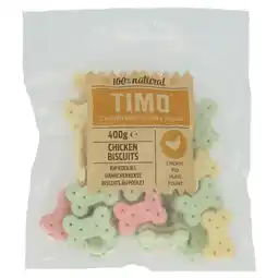 Pets Place Timo Koekjes - Hondensnacks - Kip 400 g aanbieding