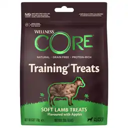 Pets Place Wellness Core Training Treats Lamb Flavoured With Apple - Hondensnacks - Lam Appel 170 g Voor Volwassen Honden Van Alle Rasse aanbieding