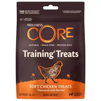 Pets Place Wellness Core Training Treats Chicken Flavoured With Berries - Hondensnacks - Kip Bessen 170 g Voor Volwassen Honden Van Alle aanbieding